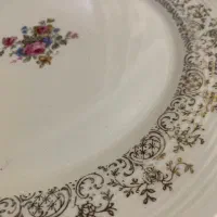 بشقاب طلاکوب English Rose 22K Gold Plated|کلکسیون اشیاء عتیقه|تهران, جمهوری|دیوار