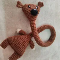 عروسک بافتنی گردن دراز آویز