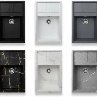 سینک گرانیتی وارداتی توکار تک لگن