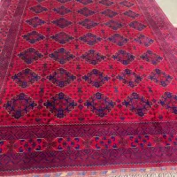 فرش دستباف (بساک)جفت ۹ متری کرک ریزباف|فرش|مشکین‌دشت, |دیوار