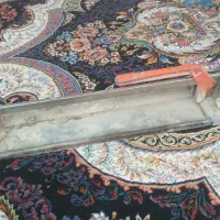 لوستر شیشه ای مات ۴ شاخه وسرامیک بر|لوستر و چراغ آویز|اراک, |دیوار