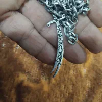 زنجیرنقره وبلاک ذوالفقار
