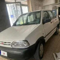 پراید ۸۸ سفید موتور تعمیر اساسی با فاکتور