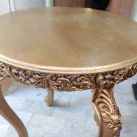 میز گرد کنار سالنی ، میز خاطره ، شیک طلایی درحدنو|مبلمان خانگی و میز عسلی|مشهد, رضاشهر|دیوار