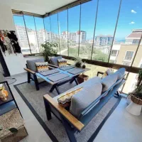 شیشه بالکن تراس تاشو