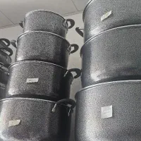 قابلمه تابه گرانیت چکشی‌ مارک عروس تفلون/صباوانسی