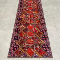 فرش دستباف (بساک) کناره های ۳ متری و ۲ متری کلاژ|فرش|مشکیندشت, |دیوار