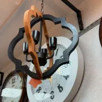 لوستر چوبی|لوستر و چراغ آویز|تبریز, |دیوار