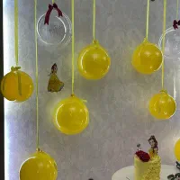 بادکنک و گل رز پارچه ای