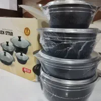 سرویس قابلمه ۸ پارچه چدن سرامیک گلدن استار