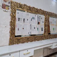 آینه دور طلایی|آینه|تهران, مرزداران|دیوار