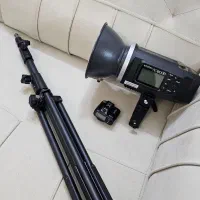 پرتابل گودکس ad600b همراه تریگر و پایه و کیف چرمی|دوربین عکاسی و فیلمبرداری|اردبیل, |دیوار