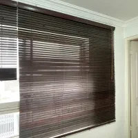 پرده چوبی اداری برند