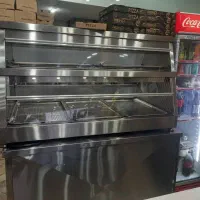 سرخ کن فر صندوقی یخچال فریز ایستاده گریل دیسپلی