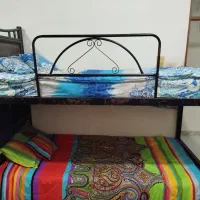 تخت دو طبقه فلزی به همراه دو تشک رویال|تخت و سرویس خواب|بوشهر, |دیوار