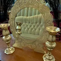 آیینه وشمعدان نقره نونو