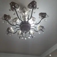 لوستر سرامیکی ۸ شاخه ۱۲ شعله|لوستر و چراغ آویز|تهران, آهنگ|دیوار