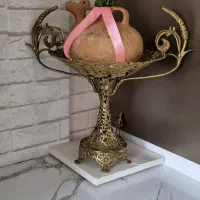 میوه خوری برنجی پایه بلند