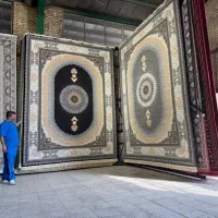 فرش خاطره ماه تابان ۱۲۰۰شانه ۱۲متری لاکی|فرش|شیراز, زیباشهر|دیوار