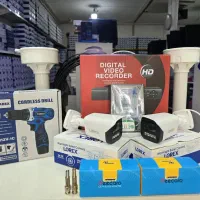 2 دوربین مداربسته 5مگاپیکسل دیددرشب رنگی/