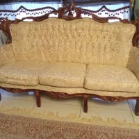 ست مبلمان و میز نهار خوری و عسلی پارچه وارداتی نو|مبلمان خانگی و میز عسلی|کرج, کوی ایثار|دیوار