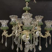 لوستر برنز. مدل سرامیک سبز