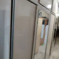 کمد دیواری دو در ریلی های گلاس