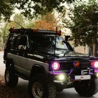 پاترول دو در مدل ۷۶ مشکی نقره ای