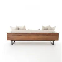 کاناپه آمریکایی ۴ نفره طرح وود فریم (wood frame)|مبلمان خانگی و میز عسلی|تهران, پونک|دیوار