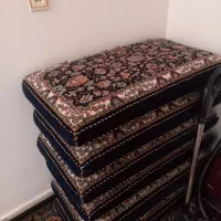 یک تخته فرش 12 متری و 6عدد پشتی|فرش|سنقر, |دیوار