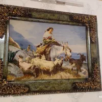 تابلو فرش ابریشمی