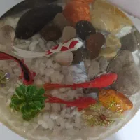 آموزش حوضچه ماهی و رزین برای سفره هفتسین