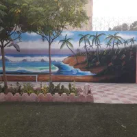 دیوار نویسی دیوارنویسی خطاطی نقاشی|خدمات پیشه و مهارت|قم, بنیاد|دیوار