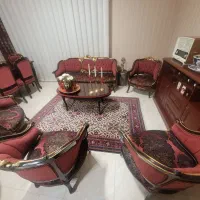 مبلمان کلاسیک آنتیک مناسب جهیزیه|مبلمان خانگی و میز عسلی|آباده, |دیوار