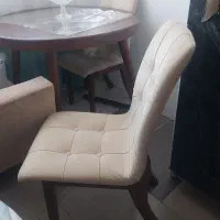 مبلمان آبی کرم ۷ نفره|مبلمان خانگی و میز عسلی|کرج, شهرک فهمیده|دیوار