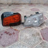 چراغ و خطر پراید  132 و لوازم موتور 125 باک.اگزوز.