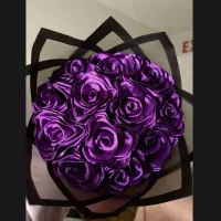 دسته گل روبانی ماندگار|گل مصنوعی|زابل, |دیوار