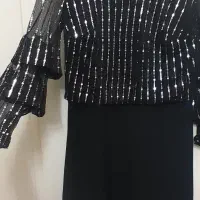 لباس مجلسی مشکی سایز ۴۰