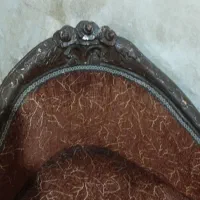 صندلی مبلی و میز   تلفن  چوبی