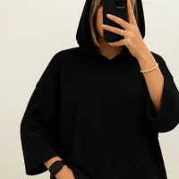 تولید تیشرت باکسی مشکی