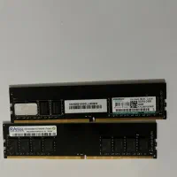 دو عدد رم ۸ گیگ ddr4