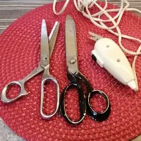 پارچه پرده خارجی همراه با 3عدد قیچی