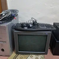 کامپیوتر و کیس و کیبورد و اسپیکر