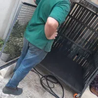 قفس آهنی بزرگ سگهای بزرگ|لوازم جانبی حیوانات|چهاردانگه (تهران), |دیوار