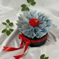 گل ربانی،رز روبانی،دسته گل،باکس گل،پول آرایی|گل مصنوعی|شیراز, پودنک|دیوار