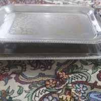 دو سایز سینی با کارتن نو باهم 700|ظروف سرو و پذیرایی|سبزوار, امیریه|دیوار