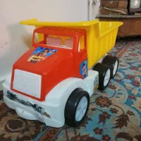 کامیون اسباب بازی  بزرگ ماشینو موتور و ...