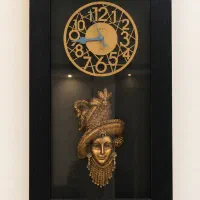 «ساعت دیواری چوبی آرتا، شیک و در حد نو