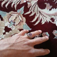 انگشتر نقره یاقوت