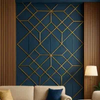 فروش و اجرای لمسه تایل  رویی مخمل پشت چسب دار|مصالح و تجهیزات ساختمان|نجف‌آباد, باغ ملی|دیوار